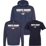 AGHS VB: Girls Volleyball FAN Gear Navy