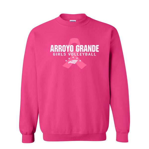 AGHS VB: Girls Volleyball Pink Sweatshirt