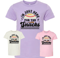AGVLL: Here for the Snacks Shirt