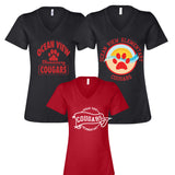 Ocean View: Ladies V Neck