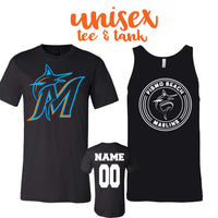 PB Marlins: Unisex- Tee or Tank